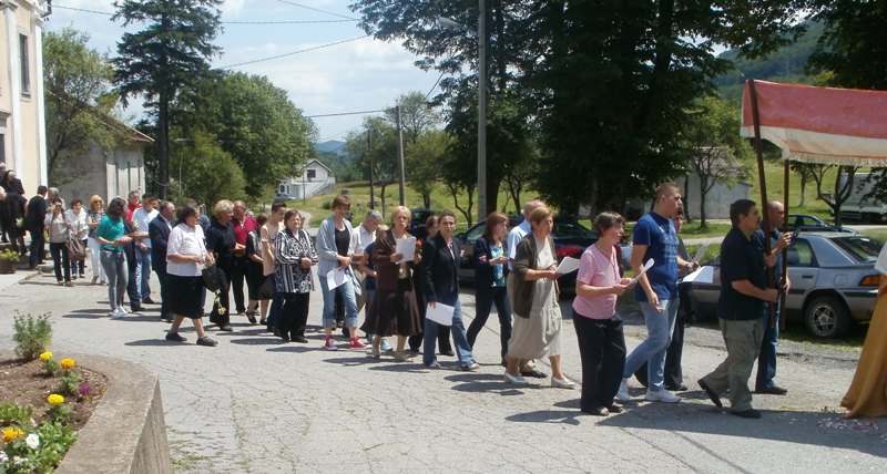 Tijelovo - Procesija na Vratniku 2014.