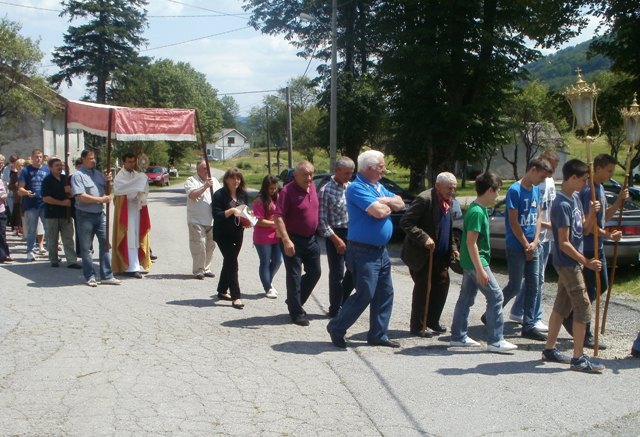 Tijelovo - Procesija na Vratniku 2014.
