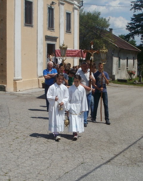 Tijelovo - Procesija na Vratniku 2014.