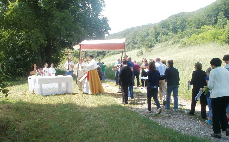 Tijelovo - Procesija na Vratniku 2014.